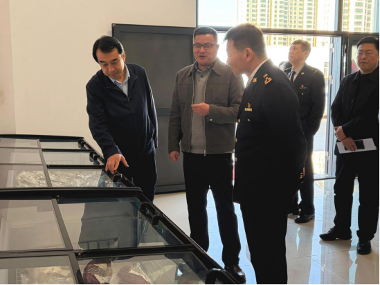 石家庄海关关长宋悦谦莅临河北汉兴祥调研指导